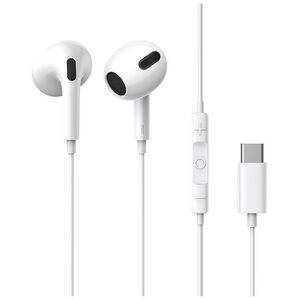 Earphones Baseus Encok C17, Type-C, Microphone, White - 20766 έως 12 άτοκες Δόσεις