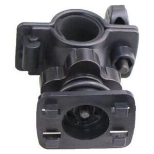Holder with a 360 head for the handlebar for the pannier bag of the bicycle holder for the phone black