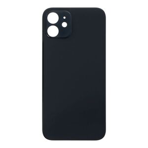 APPLE iPhone 12 - Battery cover + Adhesive Large Hole Black OEM SP61124BK-O 74094 έως 12 άτοκες Δόσεις