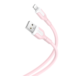 XO cable NB212 USB - Lightning 1,0 m 2,1A pink 6920680827817