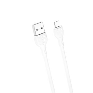 XO cable NB200 USB - Lightning 1,0m 2.1A white 6920680878017