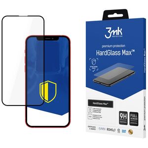 3mk tempered glass HardGlass Max for iPhone 13 / 13 Pro Black 5903108435284