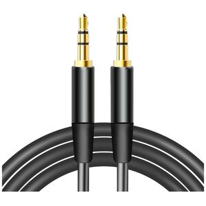 Maxlife audio cable jack 3.5 mm - jack 3.5 mm 1m black 5900495594716