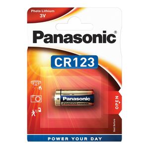 Panasonic Μπαταρία Panasonic Lithium Power CR123AL/1BP 123/E123A/K123L/CR17345 3V Τεμ. 1 24292 5410853017097