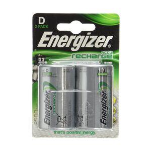 Energizer Μπαταρία Επαναφορτιζόμενη Energizer ACCU Recharge Power Plus HR20 2500 mAh size D 1.2V Τεμ. 2 24309 7638900138757