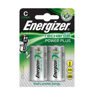 Energizer Μπαταρία Επαναφορτιζόμενη Energizer ACCU Recharge Power Plus HR14 2500 mAh size C 1.2V Τεμ. 2 24310 7638900138740