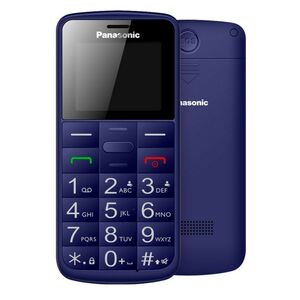 Panasonic Panasonic KX-TU110EXC (Dual SIM) Μπλε 1.77" Easy Phone με πλήκτρο SOS, Bluetooth και Μεγάλα Γράμματα 28024 5025232891863