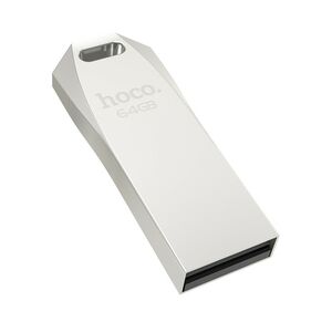 Hoco Flash Drive Hoco UD4 Intelligent 64GB USB 2.0 Metal High-Speed Slim Ασημί 28511 6957531099864