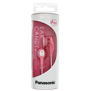 Panasonic Ακουστικά Panasonic Stereo Earbud RP-HV21E-P 3.5mm Ροζ με Κλιπ Καλωδίου και Ελαστικό Ακουστικό 1.2m Χωρίς Μικρόφωνο 34286 5025232410101