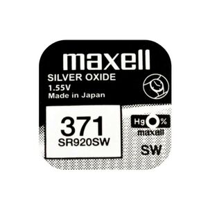 Maxell Buttoncell Maxell 371-370 SR920SW Τεμ. 1 34347 4902580132361