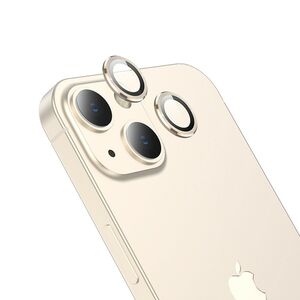 Hoco Προστασία Κάμερας Hoco 3D Metal για Apple iPhone 13 Mini/ iPhone 13 Χρυσαφί 34604 6931474762306
