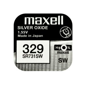Maxell Buttoncell Maxell 329 SR731SW Τεμ. 1 35181 4902580132330
