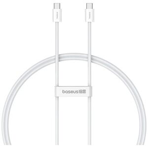 Data cable Baseus Superior 2, Type-C - Type-C, 100W, PD, 2.0m, White - 40420 έως 12 άτοκες Δόσεις