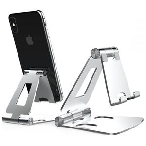 Stand for Phone and Tablet Tech-Protect Z16 silver 0795787711514
