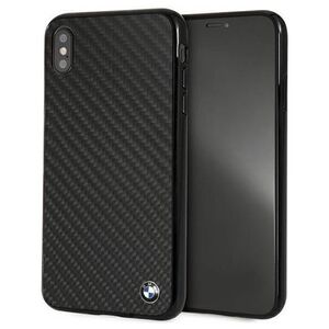 Original Case IPHONE XS MAX BMW Hardcase Siganture-Carbon (BMHCI65MBC) black 3700740435007