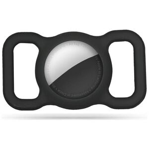 Case for Apple Airtag for Pets Tech-Protect Smooth black 9589046925986