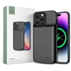 Case IPHONE 14 / 14 PRO Tech-Protect PowerCase 4800mAh black 9490713927434