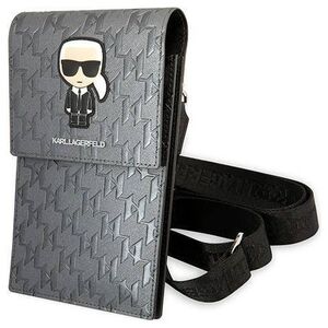 Bag Karl Lagerfeld Ikonik Karl Monogram Patch (KLWBSAMIPG) silver 3666339051822