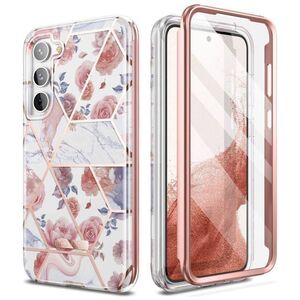 Case SAMSUNG GALAXY S23 Tech-Protect Velar Marble pink 9490713932360