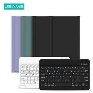 Case APPLE IPAD AIR 10.9 (4gen) USAMS Winro Keyboard White keyboard (IP109YRU02) green 6958444940311