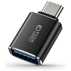 Adapter USB-C to USB OTG Tech-Protect Ultraboost black 9490713932858