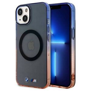 Original Case IPHONE 14 PLUS BMW Hardcase Gradient Bumper MagSafe (BMHMP14MHTGE) gray 3666339122119