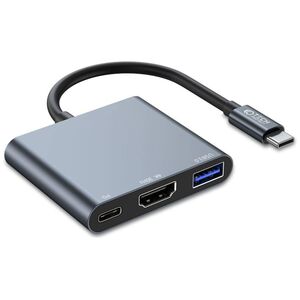 Adapter HUB 3in1 Tech-Protect V1-HUB grey 9490713935248