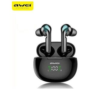 Bluetooth 5.0 TWS Headphones + AWEI Docking Station (T15P) black 6954284042185