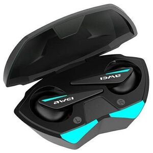 Bluetooth 5.0 TWS Gaming Headphones + AWEI Docking Station (T23) black 6954284004145
