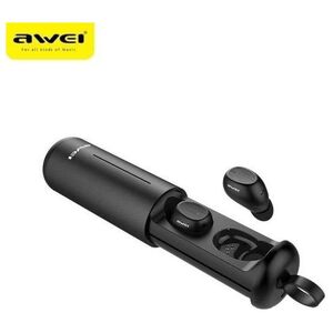 Bluetooth 5.0 TWS Headphones + AWEI Docking Station (T55) black 6954284056663