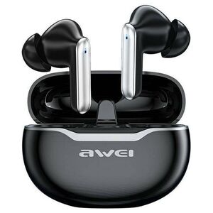 Bluetooth 5.3 TWS Headphones + AWEI Docking Station (T50) black 6954284002745