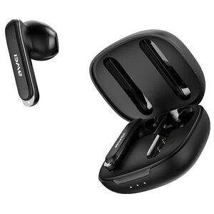 Bluetooth 5.3 TWS Headphones + AWEI Docking Station (T66) black 6954284003919