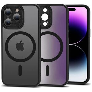 Case APPLE IPHONE 15 PRO Tech-Protect Magmat Cam+ MagSafe Matte black 9319456604412