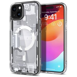 Case APPLE IPHONE 15 PLUS Spigen Ultra Hybrid Mag MagSafe Zero One White transparent 8809896753579