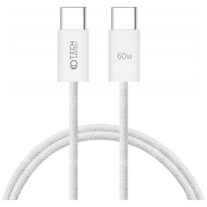 Cable 3A PD60W 1m USB-C - USB-C Tech-Protect Ultraboost  white 9319456607116