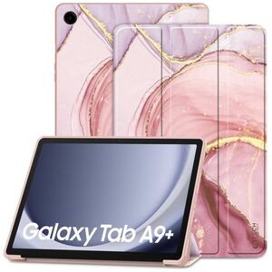 Case SAMSUNG GALAXY TAB A9+ 11.0 Tech-Protect SmartCase Marble pink 9319456607833