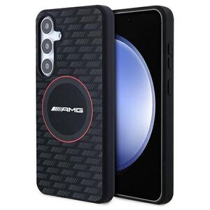 Original Case SAMSUNG GALAXY S24 AMG Hardcase Silicone Carbon Pattern MagSafe (AMHMS24S23SMRK) black 3666339241728