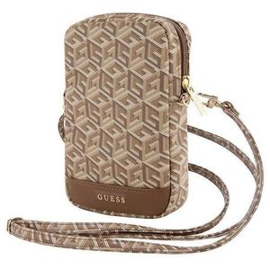 Bag Guess Zip GCube Bottom Stripe (GUWBZPGCSPGW) brown 3666339210663