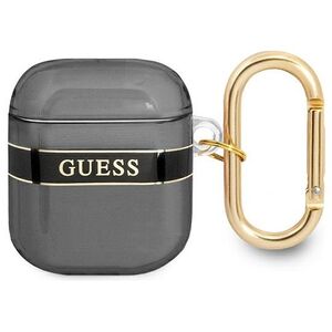 Guess case for AirPods 1 / 2 GUA2HHTSK black Cord 3666339047047