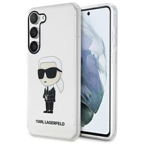 Karl Lagerfeld case for Samsung Galaxy S23 KLHCS23SHNIKTCT transparent HC IML NFT Ikonik 3666339117795