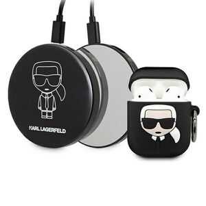 Karl Lagerfeld case for AirPods KLBPPBOA2K black + power bank 2000mAh 1A Iconic 3700740491546