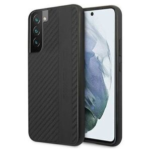Case SAMSUNG GALAXY S22+ PLUS Mercedes AMG Hardcase Carbon Stripe&Embossed (AMHCS22MBLSCA) black 3666339043650