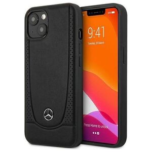 Case APPLE IPHONE 15 PLUS Mercedes Leather Urban Line (MEHCP15MARMBK) black 3666339171865
