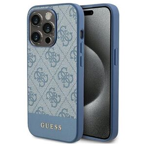 Original Case APPLE IPHONE 15 PRO Guess Hardcase 4G Stripe Collection (GUHCP15LG4GLBL) blue 3666339209896