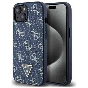 Original Case IPHONE 14 PLUS / 15 PLUS Guess Hardcase 4G Triangle Metal Logo (GUHCP15MPG4GPB) blue 3666339225919