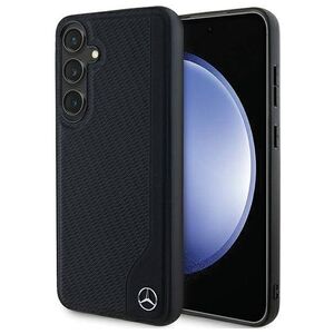 Original Case SAMSUNG GALAXY S24+ Mercedes Hardcase Leather Debossed Line MagSafe (MEHMS24M23RBGVK) black 3666339240950