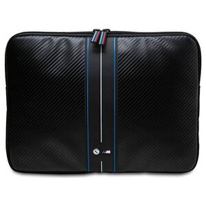 Bag LAPTOP 14" BMW Sleeve Carbon Blue Stripes (BMCS14COMSCAKL) black 3666339239596