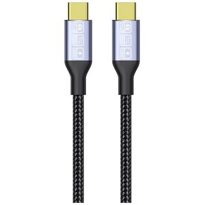 Kαλώδιο DeTech, Type-C - Type-C, 100W, 4K, 20GB/s, PD, 1.0m, Μαυρο - 18382 έως 12 άτοκες Δόσεις
