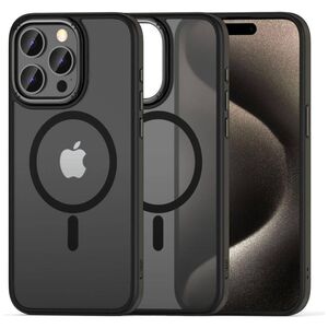Case APPLE IPHONE 15 PRO Tech-Protect Magmat "2" MagSafe Matte black 5906302307937