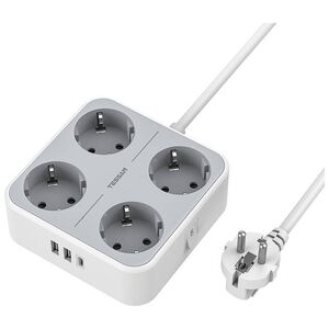 Tessan TESSAN Power strip TS-302-C-GR 060978  TS-302-C-GR έως και 12 άτοκες δόσεις 6975799318732